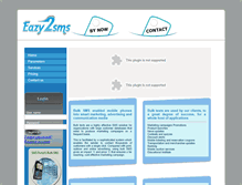 Tablet Screenshot of eazy2sms.com